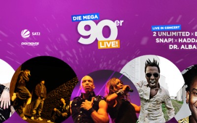 Die MEGA 90er Live! in der Olympiahalle am 27.11.2015