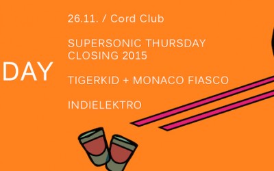 Supersonic Thursday Jahresabschluss am 26.11.2015